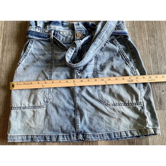 Free People Blue Denim Mini Skirt - Picture 5 of 9